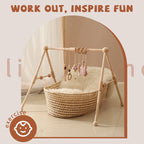 Foldable Play Gym Frame Activity Gym Baby Room Decorations Toy