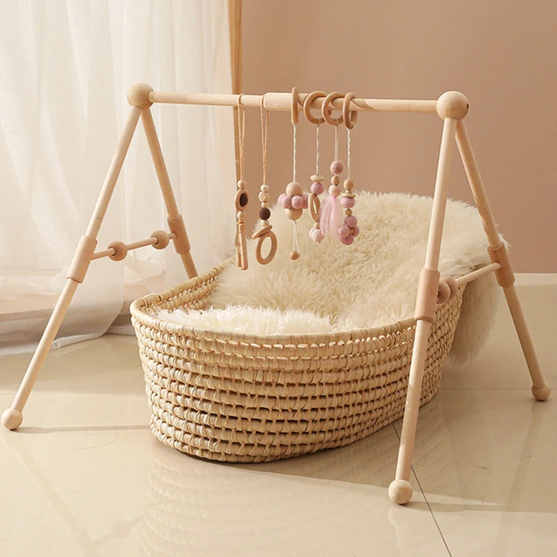 Foldable Play Gym Frame Activity Gym Baby Room Decorations Toy