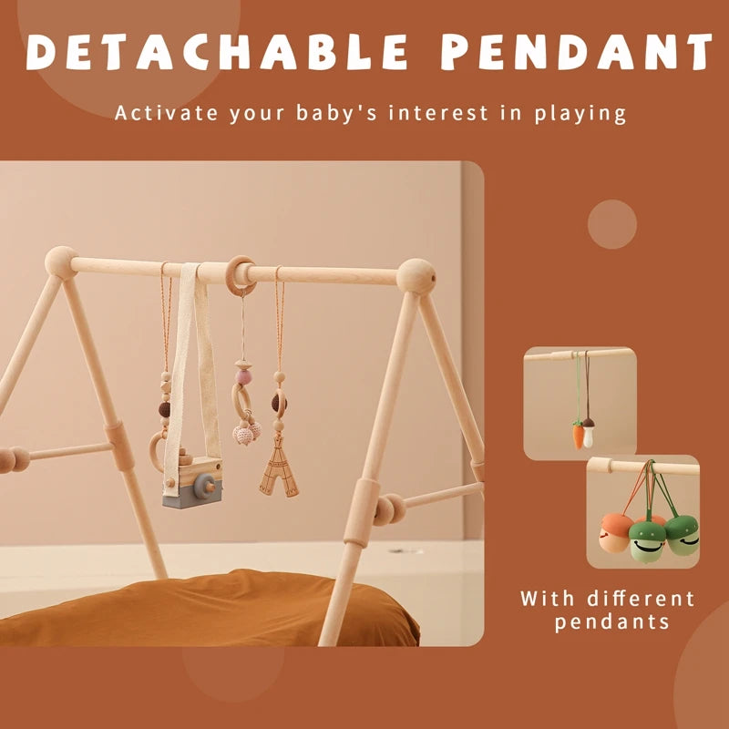Foldable Play Gym Frame Activity Gym Baby Room Decorations Toy