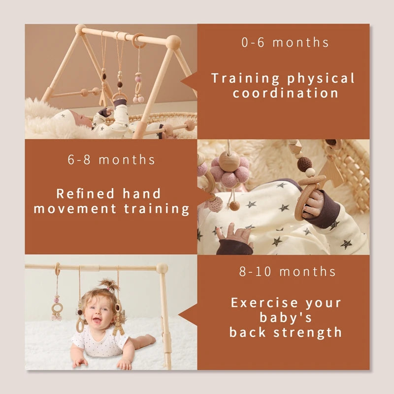 Foldable Play Gym Frame Activity Gym Baby Room Decorations Toy