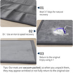 2cm Thick Memory Foam Playpen Mat With Non-slip Bottom For Living Room Soft Velvet Minimalist Carpet Kids Rugs