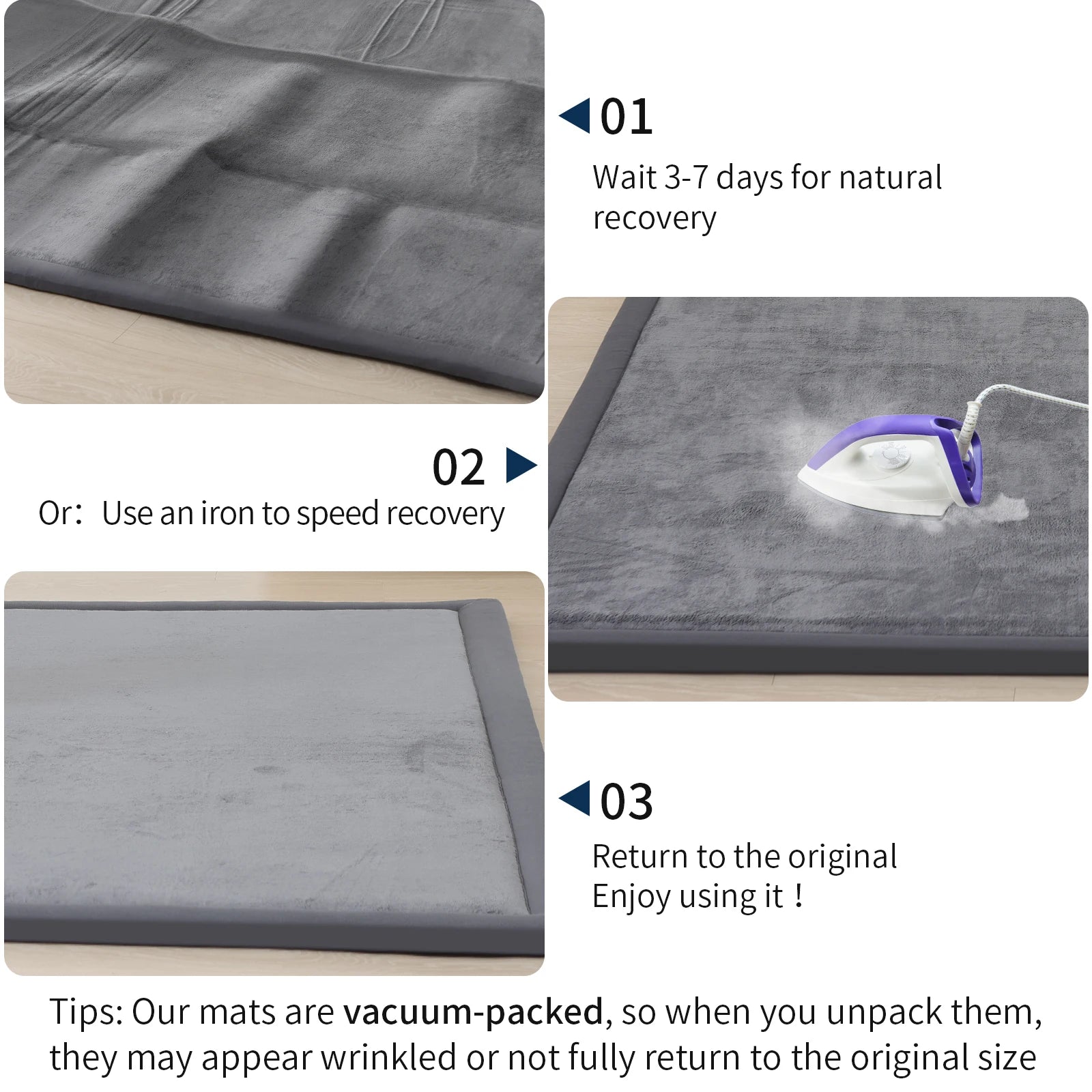 2cm Thick Memory Foam Playpen Mat With Non-slip Bottom For Living Room Soft Velvet Minimalist Carpet Kids Rugs