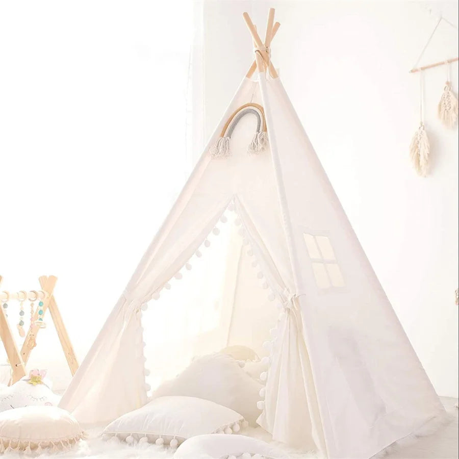 Portable Kid Tent 1.6M Children's Play House Wigwam Teepee Tipi Toddler