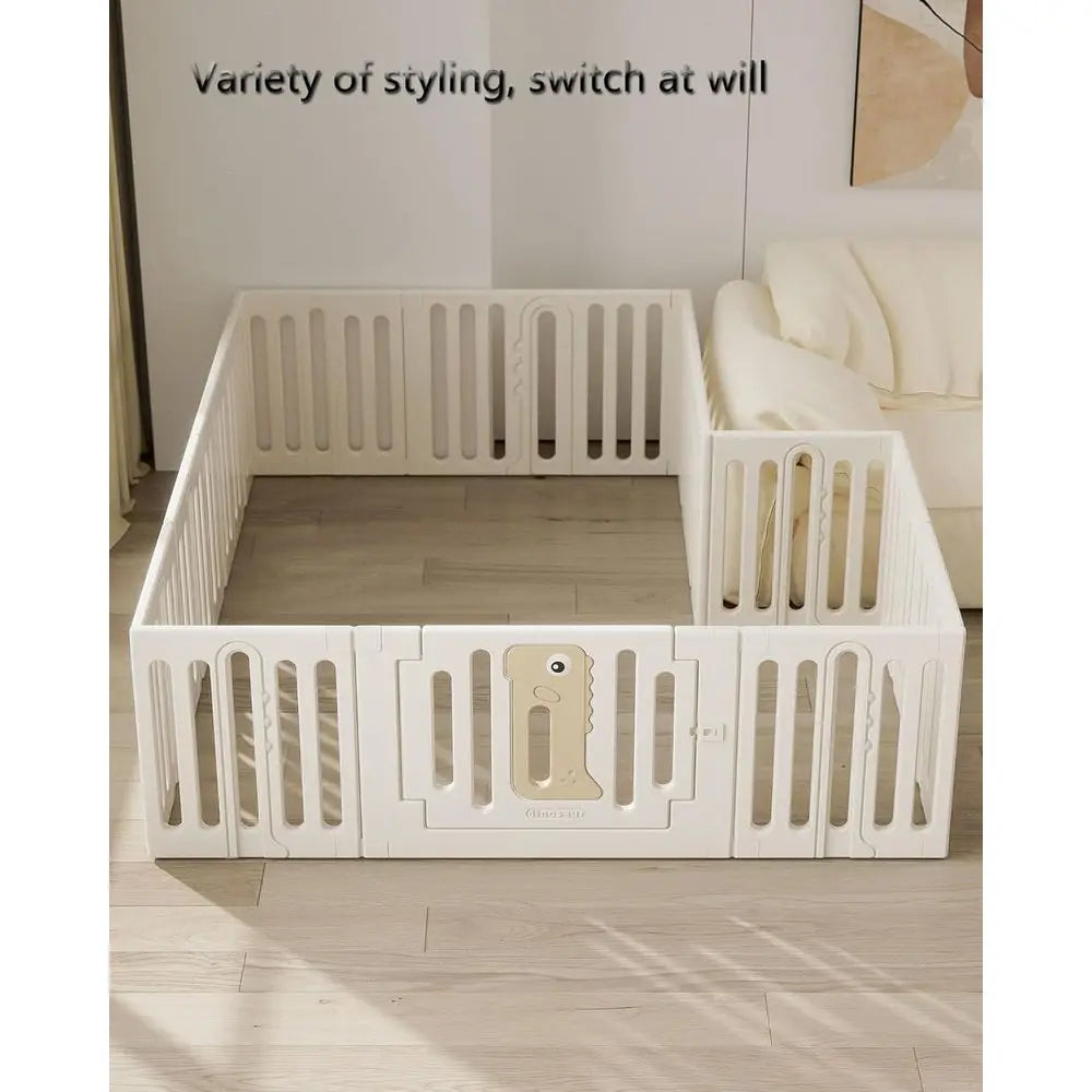 Infant Play Yard, Durable Plastic Playpen for 0-3 Years Olds, 71 x 59 Safe Play Area, Indoor/Outdoor Baby Fence
