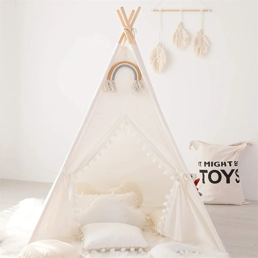 Portable Kid Tent 1.6M Children's Play House Wigwam Teepee Tipi Toddler