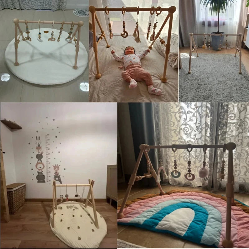 Foldable Play Gym Frame Activity Gym Baby Room Decorations Toy