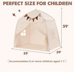 Kids Play Tent for Boys Girls Princess Castle Playhouse Indoor Outdoor Children's Toy House for Toddlers Tent Gift
