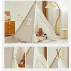 Portable Kid Tent 1.6M Children's Play House Wigwam Teepee Tipi Toddler