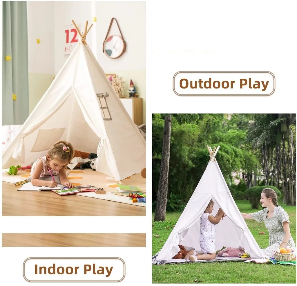 Portable Kid Tent 1.6M Children's Play House Wigwam Teepee Tipi Toddler