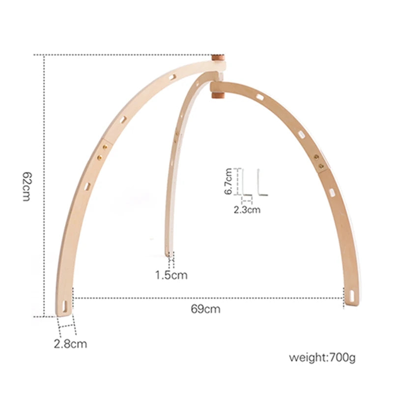 Foldable Play Gym Frame Activity Gym Baby Room Decorations Toy