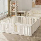 Infant Play Yard, Durable Plastic Playpen for 0-3 Years Olds, 71 x 59 Safe Play Area, Indoor/Outdoor Baby Fence