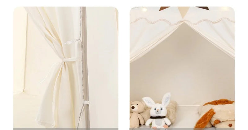 Kids Play Tent for Boys Girls Princess Castle Playhouse Indoor Outdoor Children's Toy House for Toddlers Tent Gift