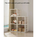Infant Play Yard, Durable Plastic Playpen for 0-3 Years Olds, 71 x 59 Safe Play Area, Indoor/Outdoor Baby Fence