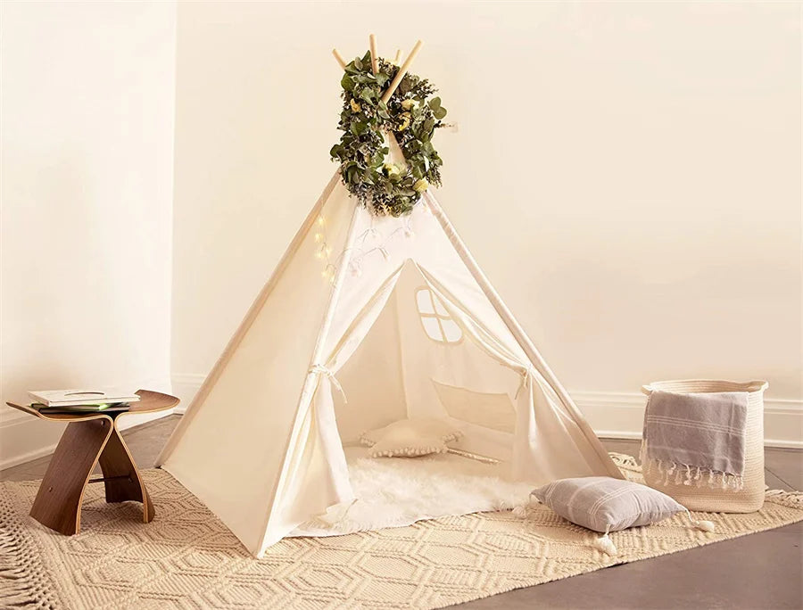 Portable Kid Tent 1.6M Children's Play House Wigwam Teepee Tipi Toddler